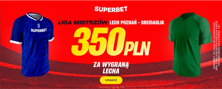 Lech Poznań - Breidablik baner Superbet
