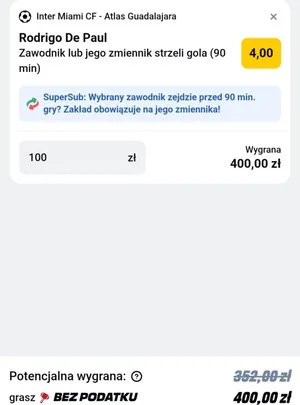 Kupon Betclic Zagranie