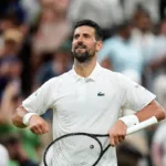 Novak Djokovic po wygranym meczu