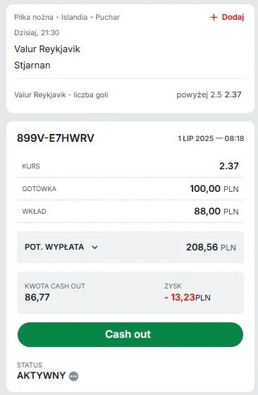 Kupon Superbet Islandia 01.07.