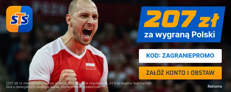 STS baner na zwycięstwo Polski