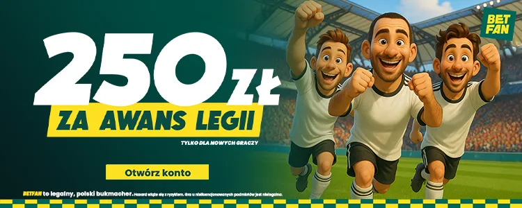 Betfan baner promocyjny na Aktobe - Legia