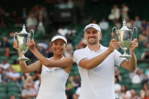 Zielinski Hsieh po wygraniu Wimbledonu