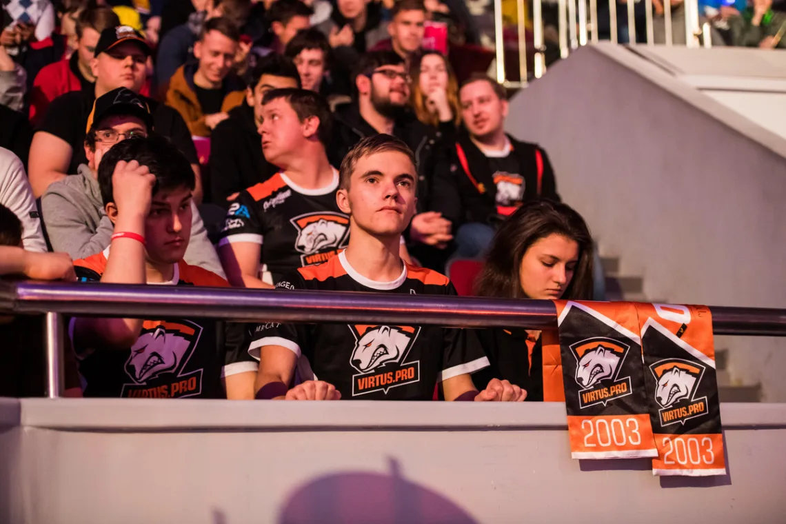Kibice Virtus Pro podczas turnieju