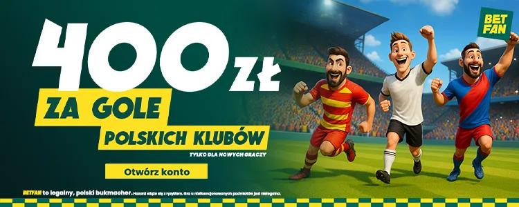 Baner promocyjny Betfan polskie drużyny