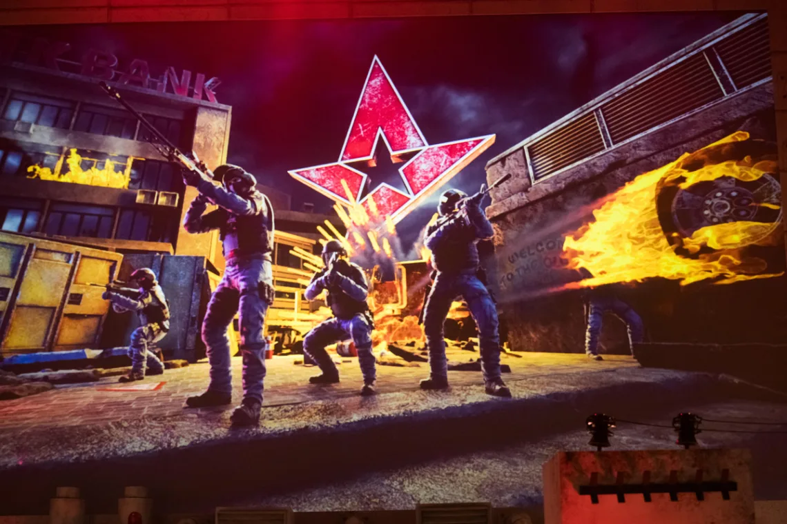 Grafika z logiem Astralis