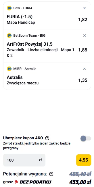Zdjęcie na kupon esport 17.07.2025