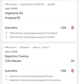 Kupon Superbet Zagranie