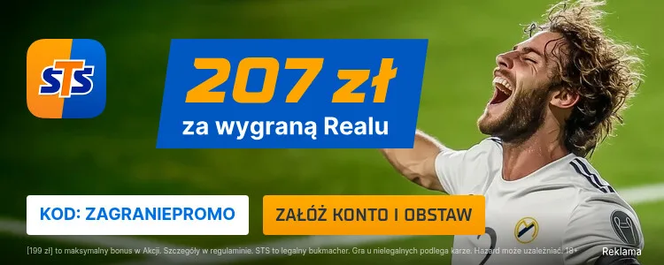 Promocja STS na mecz Real Madryt - Osasuna Pampeluna