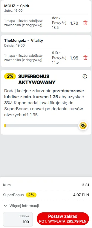 Zdjęcie na kupon esport 16.08.2025