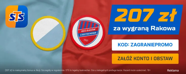 Promocja STS na mecz Rakowa Częstochowa