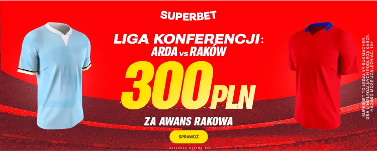 Promocja Superbet na mecz Rakowa Częstochowa