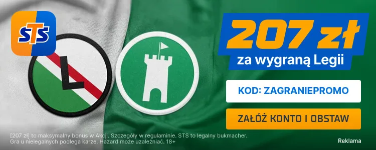 Promocja STS na mecz Legii Warszawa