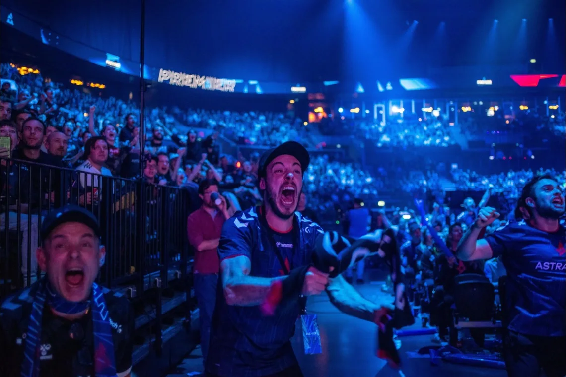 Fani Astralis podczas turnieju