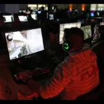 Zawodnik podczas gry na Dreamhack