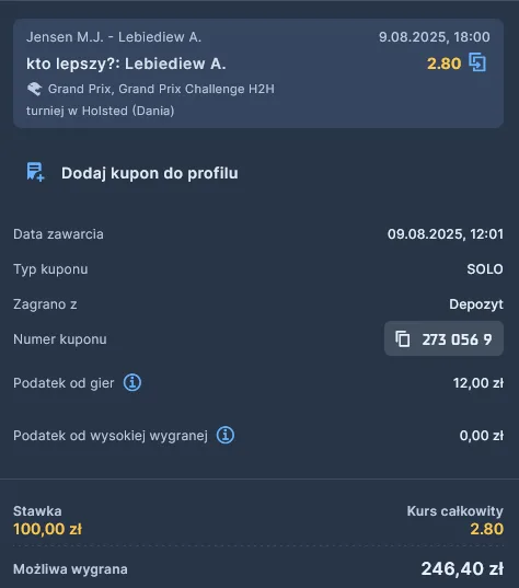 kupon STS