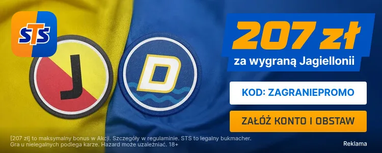 Promocja STS na mecz Jagiellonia - Dinamo