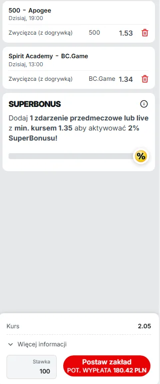 Zdjęcie na kupon esport 12.08.2025