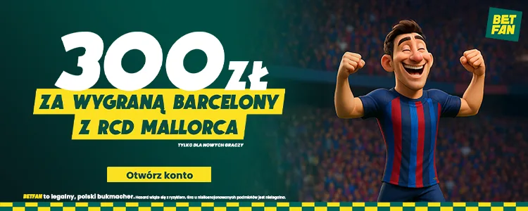 Promocja Betfan ma mecz Real Mallorca - FC Barcelona
