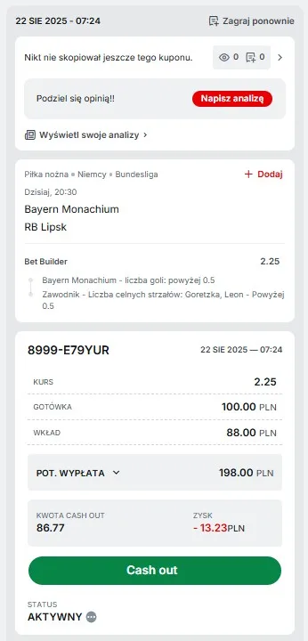 Kupon Bayern Goretzka