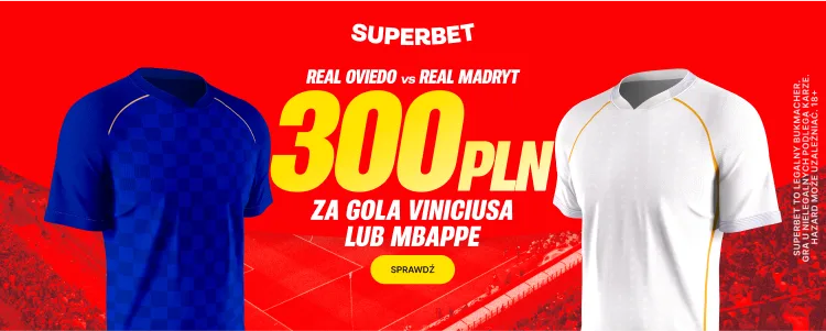 Oviedo - Real Madryt Superbet baner 