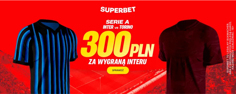 Inter - Torino promocja Superbet 25.08.2025