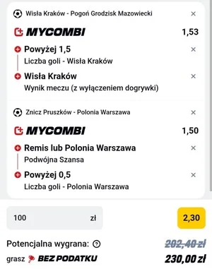 Kupon Betclic Zagranie