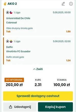 Kupon Betfan Zagranie