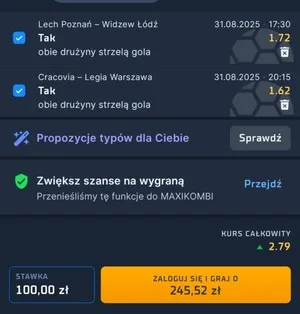 Kupon STS Zagranie