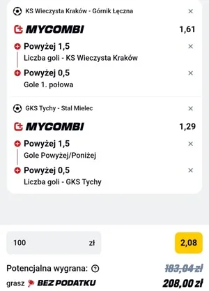 Kupon Bettclic Zagranie