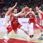 Ponitka podczas meczu z Chinami