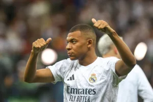 Mbappe podczas meczu