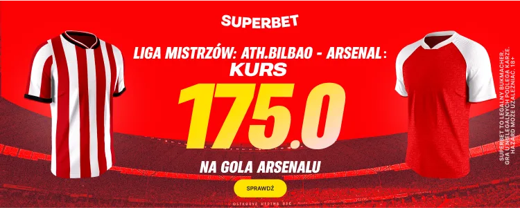 Athletic Bilbao - Arsenal w Superbet