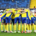 Arka-Gdynia-podczas-pierwszoligowego-starcia-z-Ruchem-w-Chorzowie-foto-Alamy