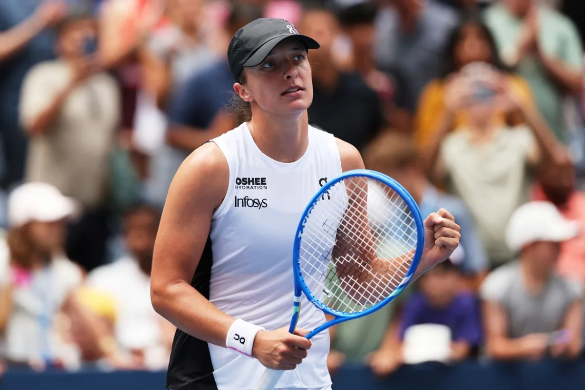 Iga Swiatek po wygranym meczu w US Open 03.09.2025