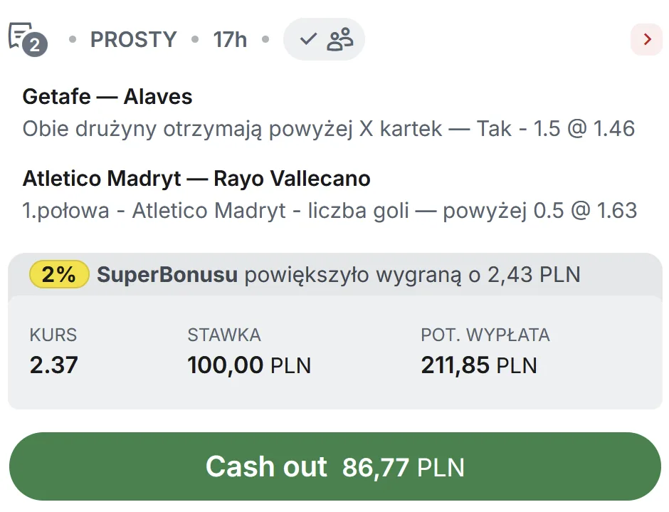 propozycja kuponu Superbet