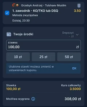 Kupon STS Zagranie