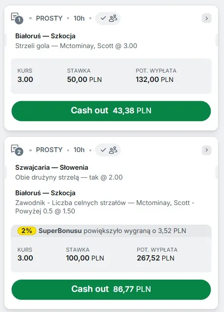 Kupon Superbet eliminacje