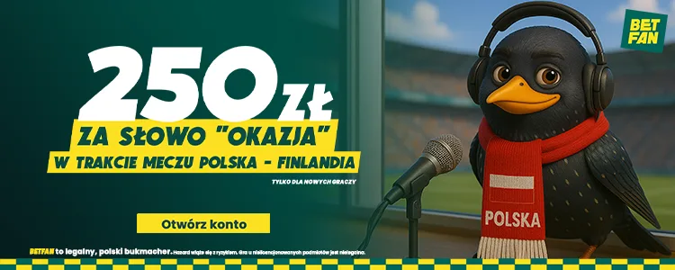Promocja Betfan na mecz Polska - Finlandia