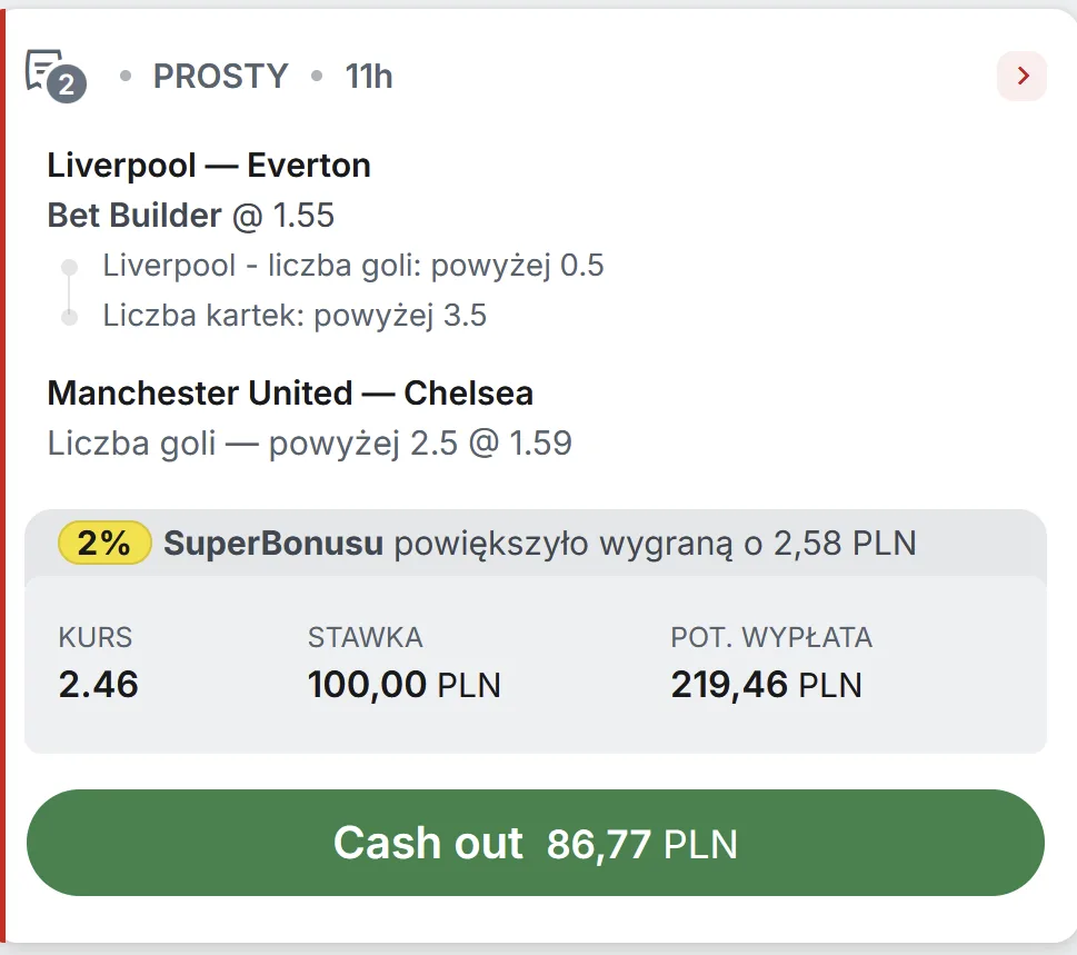 propozycja kuponu Superbet