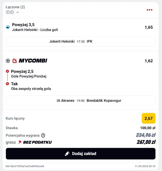 Kupon Betclic