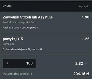 Kupon Betters Zagranie