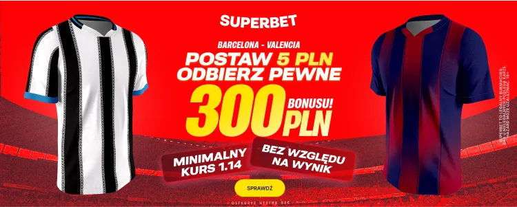 Promocja Superbet na mecz Newcastle United - FC Barcelona