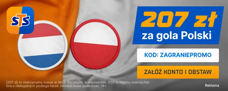 Promocja STS na mecz Holandia - Polska