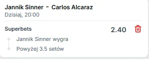 propozycja zakładu Superbet