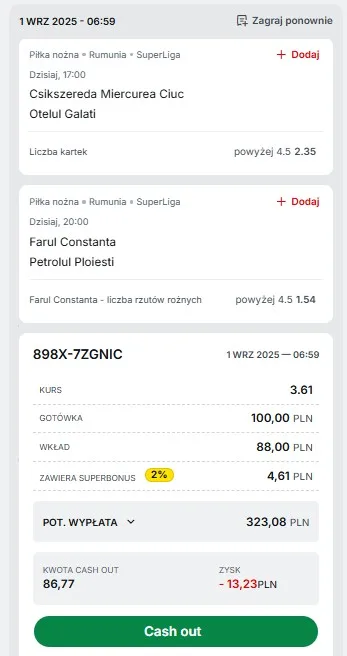 Kupon Superbet Rumunia