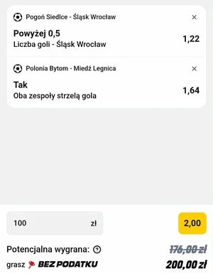 Kupon Betclic Zagranie