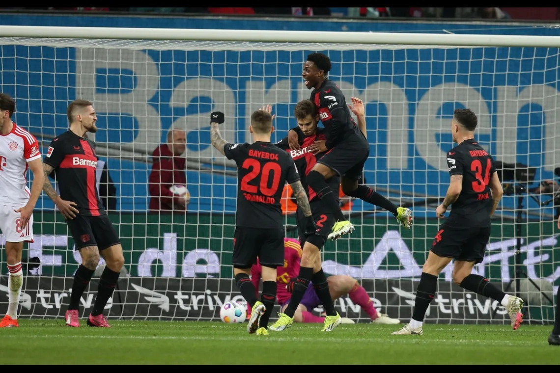 Radość po bramce dla Bayeru