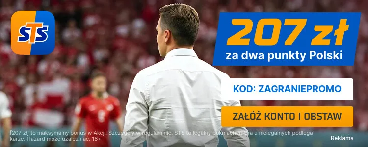 Promocja STS na mecze Holandia - Polska i Polska - Finlandia