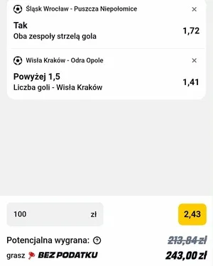 Kupon Betclic Zagranie